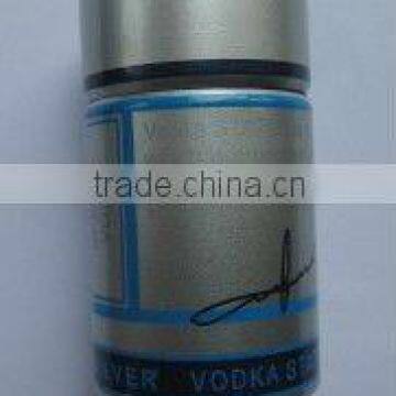 Aluminium-Plastic non-refillable bottle caps cover for Vodka