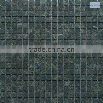 Rainforest Green Stone Mosaic Wall Tile Hall Decoration Material