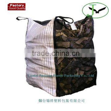 100% polypropylene big bag for firewood and logs, firewood big bags 1000kg