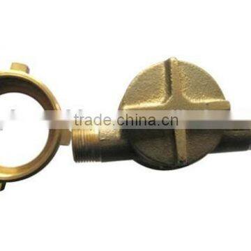 Brass Casted and CNC Machined Water Meter Body