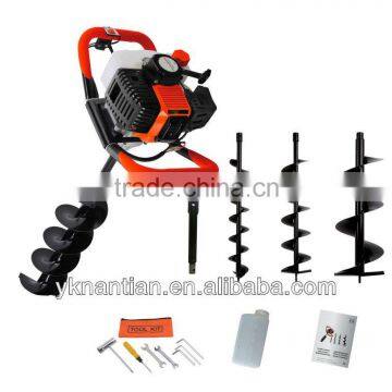 52cc Post Hole Digger Petrol Fence Fencing Earth Drill 100 200 300 mm Auger