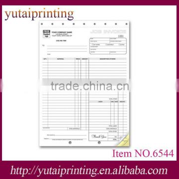 Carbonless Job Invoice Form