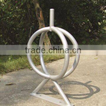 Powder coated outdoor metal bicycle stand