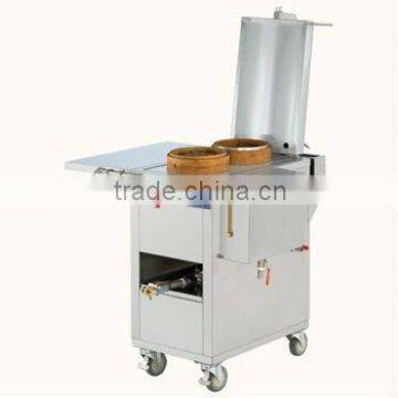 Quickly Commercial Stainless Steamed Rice Noodle Roll/ Dumpling Steel Dual Purposes Industrial Gas/ Electric Food Steamer