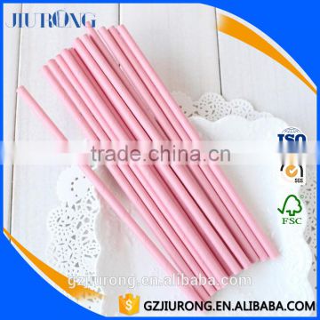 25 Pcs Solid Color Paper Straws For Wedding Party