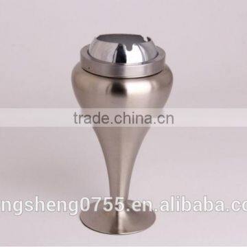 Silver floor standing ashtray with cheap factory price from china