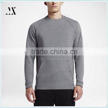 Wholesale Tech Fleece Custom Mens Crewneck Sweatshirts Fashion Mens Jumper Pullover Sweatshirts in High Quality