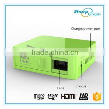 In Stock!!! 2016 High Quality 800 Lumens Cheap Mini Native HD LED USB DLP Projector UC50 1080P 3D Micro Hologram Projector photo-4