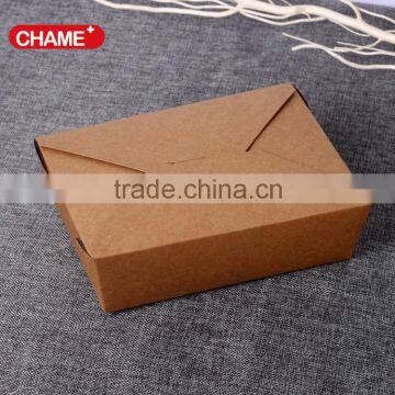 Disposable kraft paper food box/paper food packaging