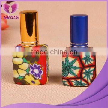 Factory direct sell 15ml square perfume empty glass bottle