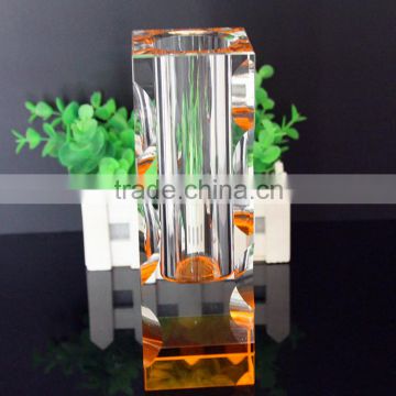 Hot sale crystal glass vase decorations