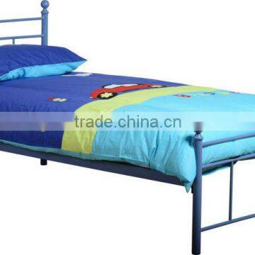 Single metal bed powder coated finishing