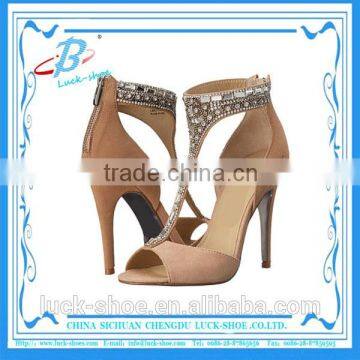 Grace lady T-strap High heels latest women high heels shoes from Chinese manufacture