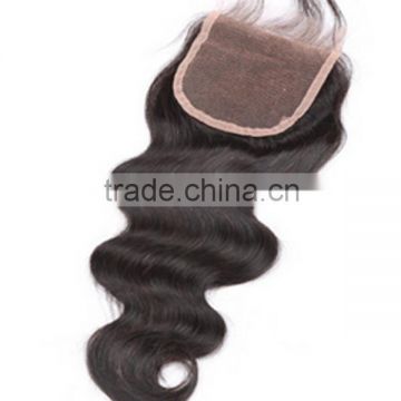 Malaysian Virgin unprocessed hair Body Wave human hair 1pc Middle Part Lace Top Closure