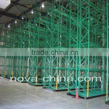 Double deep pallet rack