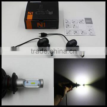 Auto12v LED headlight convertion kit 50w 8000lm h7 led head lamp bulb H7/H8/H9/H10/H11/H16/9005/9006 car front lamp h7 headlight