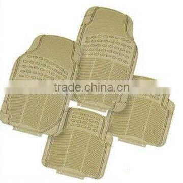 Full set position and non slip design universal pvc car floor mat