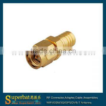 SMA-SMB adapter SMA Plug to SMB Plug straight gold-pleated connector