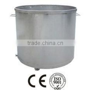 Stainless steel tank for material