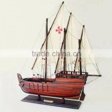 SANTA PINTA WOODEN SHIP MODEL - HANDICRAFT PRODUCT, AMAZING DECORATION