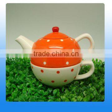 Promotional ceramic tea pot with cup in high quality                        
                                                                                Supplier's Choice