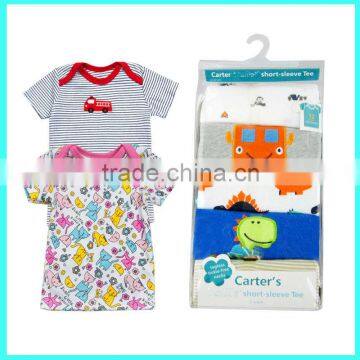 Wholesale 5 pack baby T shirt lovely baby wear cotton