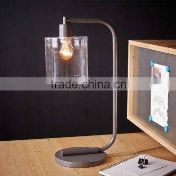 11.23-7 Glass and Steel Find a New Focal Point Lens Table Lamp Inspired by Factory Lighting photo-2