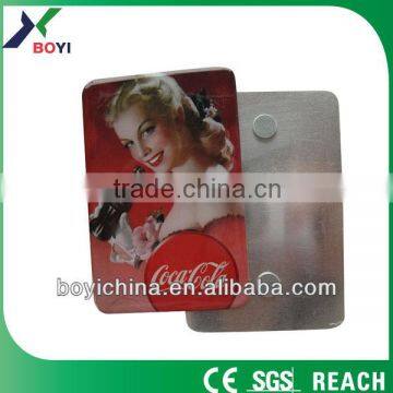 Sexy Ladies Printing Aluminum Fridge Magnet for Advertising Promotion