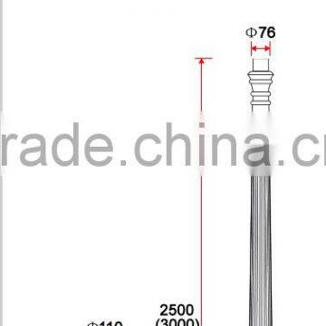 A038 High Craft Aluminum Sand Casting Decorative Light Pole Base photo-2