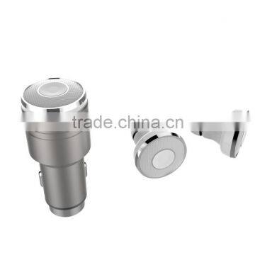 bluetooth V4.1 USB earphone car charger super mini bluetooth headset