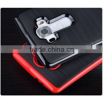 C&T Heavy Duty Brushed Metal Texture Hybrid Dual Layer Slim Protector Case Cover for LG G4 photo-3