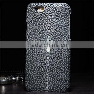 Beautiful fancy Fishskin PU leather back mobile phone cover
