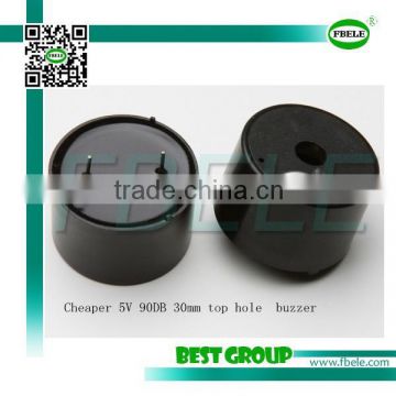 Cheaper 5V 90DB 30mm top hole buzzer FBPB3020A