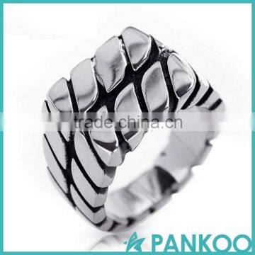 Singular Innovative Models Series of Non-mainstream Fashion Retro Punk Silver ,titanium and Alloy Unisex Ring photo-4