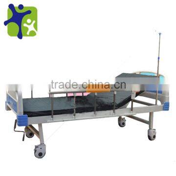 Steel Hospital nursing bed, Nursing Bed in stock, Patient Hospital bed with Guardrails, HLC-DY04                        
                                                                Most Popular