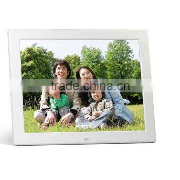 Pretty design ultra thin 12.1inch digital photo frame for advertisement display