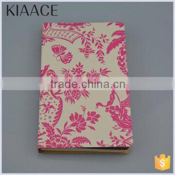 Fashionable retro cover printing school supply kraft A4 paper custom notebook