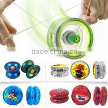 Manufacturer production round shape plastic yoyo gift printed logo toys