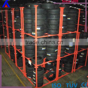 China factory hot selling tire stacking rack for Industrial warehouse storage solutions