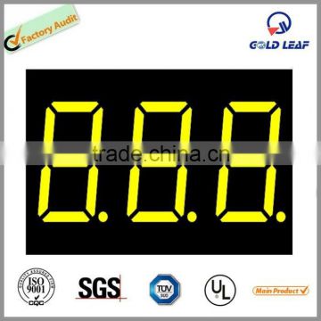 small led screen display indoor display led flexible 7 segment led display 3 digits led display