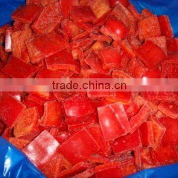 new crop bulk IQF frozen red pepper dice with high quality