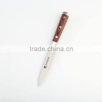 forged color wood handle paring knife set