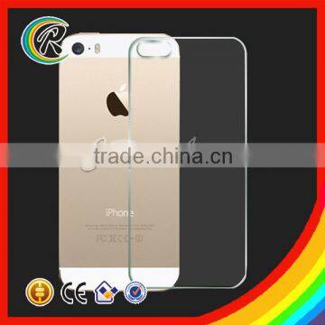 Anti-shock 0.33mm for iphone 5 5S 5C back glass tempered screen guard