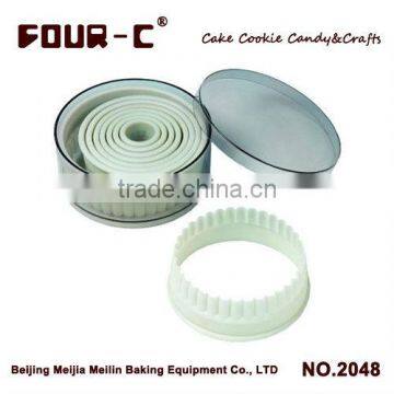 Round nylon cookie cutter set,nylon cookie tools