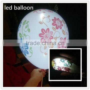 high quality advertising logo printing led balloon