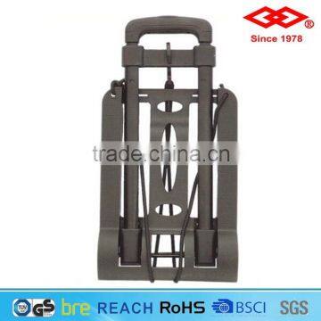 Foldable aluminium folding heavy duty black plastic handle Hand Truck