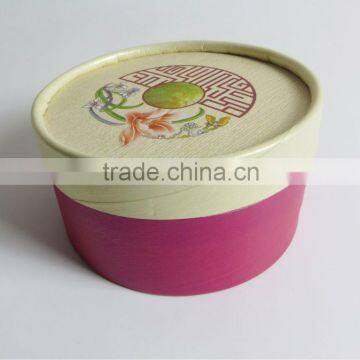 Fancy paper round cylinder cardboard tube box,cosmetics packaging cardboard tubes make in Guangzhou