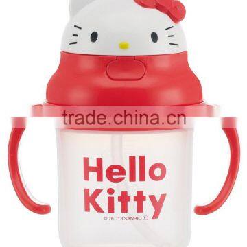 Infant Plastic Cute Straw Cup Training Cup