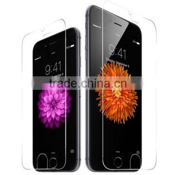 Rounded edge 0.33mm factory wholesales 9H glass screen protector for iphone 6s