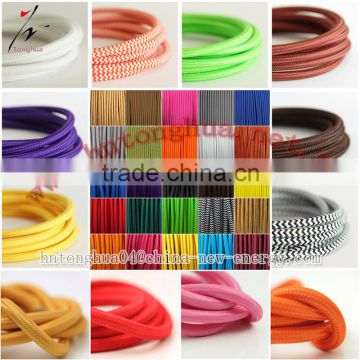 2 core 0.75mm Textile Electrical Wire Fabric Covered Power Cord Electric Wire